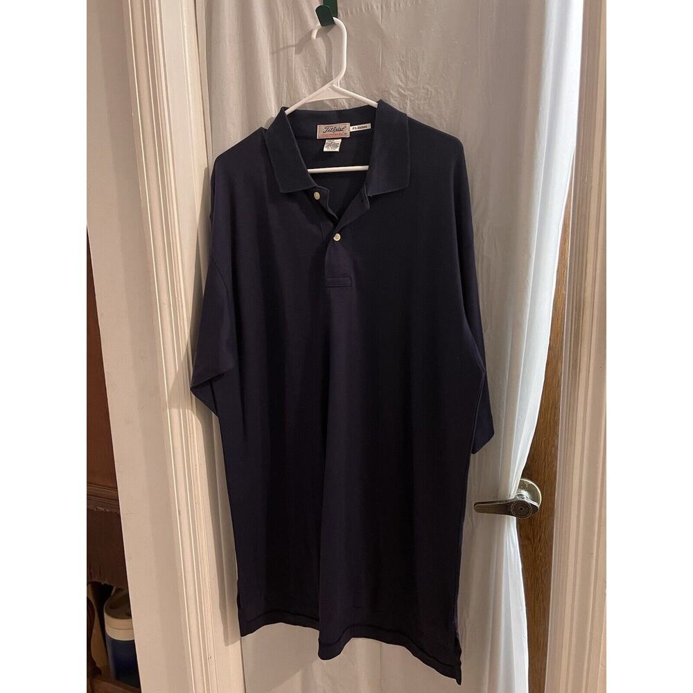 Titleist By Corbin Navy Polo Shirt Size Xl Vintage Golf